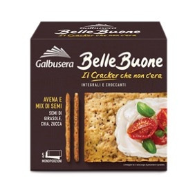 Biscuits with crunchy seeds and pumpkin 200g Galbusera