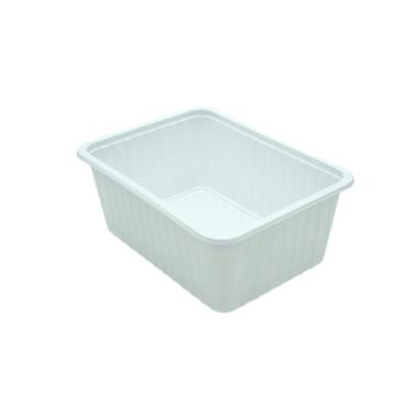 CS. SZÖGLETES PP ALJ FEHÉR 50x1000ml