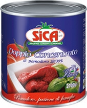 Double condensed tomatoes, 2700g Sica