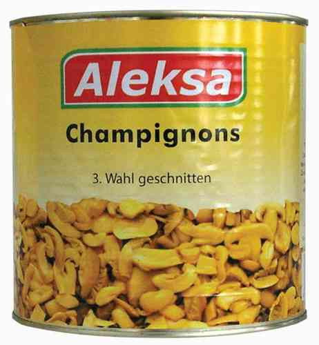 SLICED MUSHROOMS  ALEKSA 2550gr