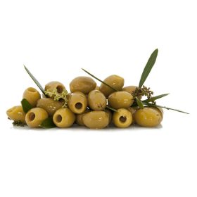   ZÖLD OLÍVABOGYÓ FŰSZEREZETT ETNA 2300g Olive Schiacciate Dell' Etna