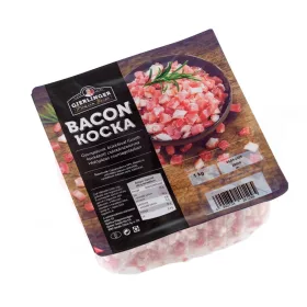 BACON KOCKA 6mm FÜSTÖLT 1kg PREMIUM