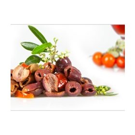   FEKETE OLÍVABOGYÓ ZÚZOTT FŰSZERES 2300g Olive Schiacciate Nere Condite