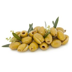   ZÖLD OLÍVABOGYÓ ZÚZOTT FŰSZEREZETT 2300g Olive Schiacciatelle Caserecce