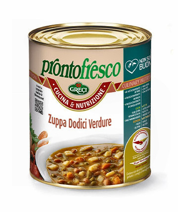 VEGETABLE SOUP Canned 800g Greci