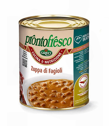 BORLOTTI BEAN SOUP WITH OLIVE OIL 820g