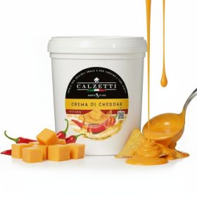 KRÉMSAJT CHEDDAR SPICY 1kg CALZETTI