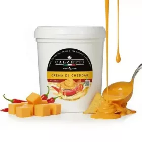 KRÉMSAJT CHEDDAR SPICY 1kg CALZETTI