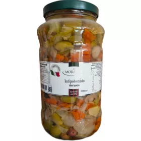 ANTIPASTO VEGYES ZÖLDSÉG MIX OLAJBAN 3100ml MORABITO