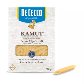 DE CECCO PENNE RIGATE KAMUT TÉSZTA 500g