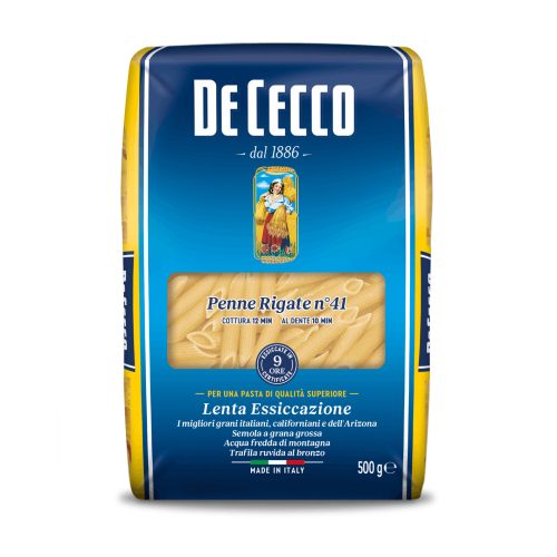 PENNE RIGATE KAMUT PASTA 500g DE CECCO 