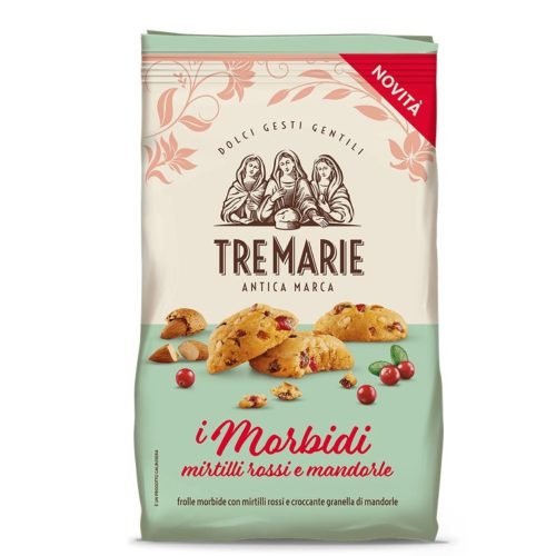TRE MARIE OMLÓS KEKSZ ÁFONYÁS 300g áfonya és mandula darabokkal