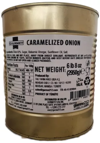 KARAMELLIZÁLT VÖRÖSHAGYMA 2950g Gourmet 212