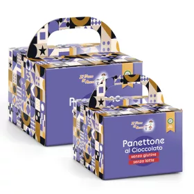 GLUTÉN ÉS TEJMENT. PANETTONE CSOKIS 500g