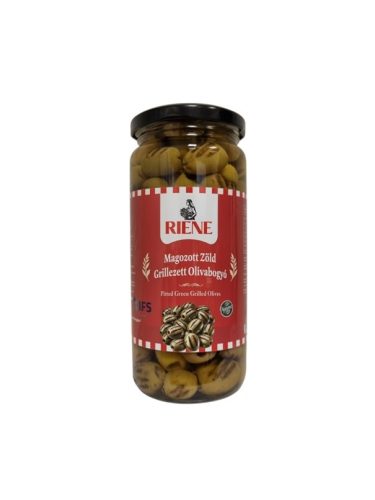 RIENE-Grillezett Zöld Olívabogyó-480g