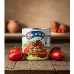 Peeled tomatoes, 6x2500g SOLANIA San marzano