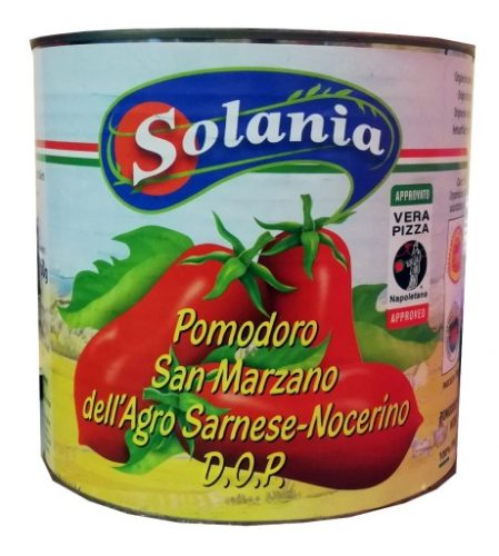SOLANIA-San Marzano Hámozott Paradicsom- 6x2500g