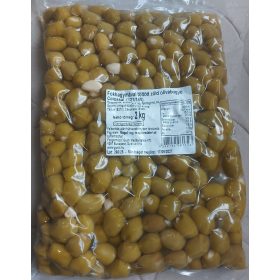 Zöld Olívabogyó Fokhagymával Töltött 2kg