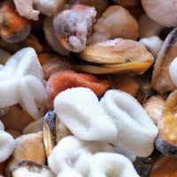 Fagyasztott halak, tengergyümölcsei