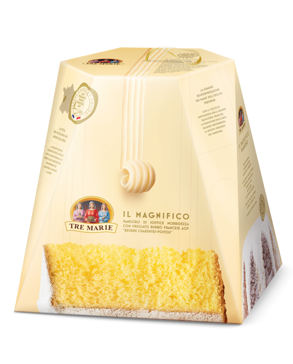 PANDORO MAGNIFICO 1000g TRE MARIE