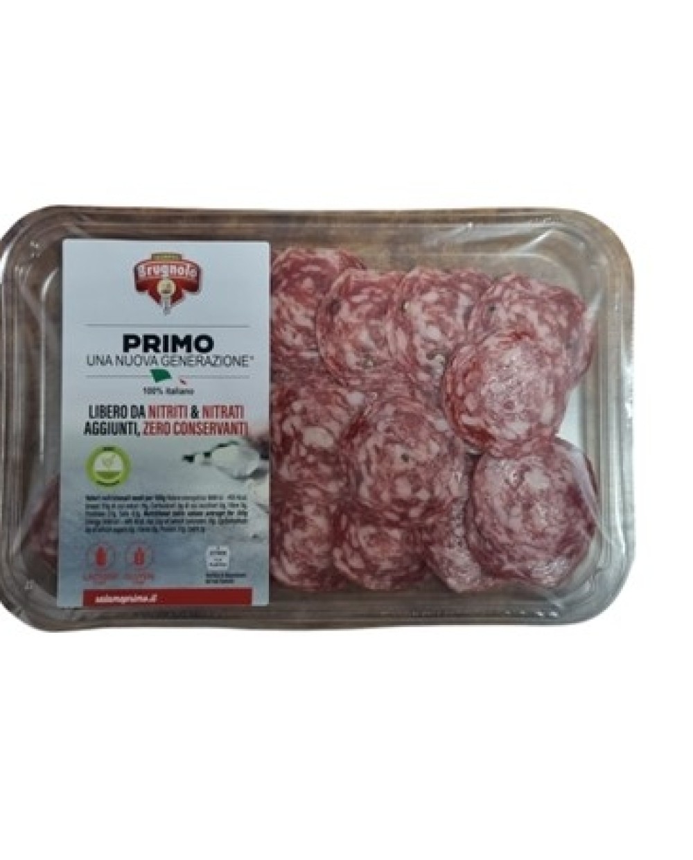 SZELETELT PRIMO SZALÁMI 70g Nitrit és tartósítószer mentes BRUGNOLO