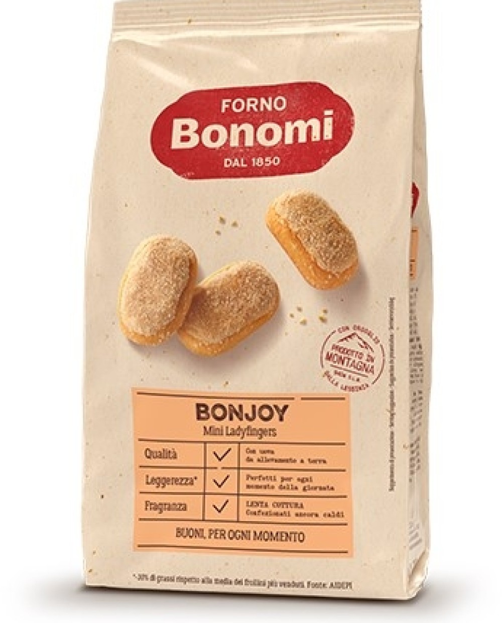 BABAPISKÓTA MINI BONJOY 200g BONOMI