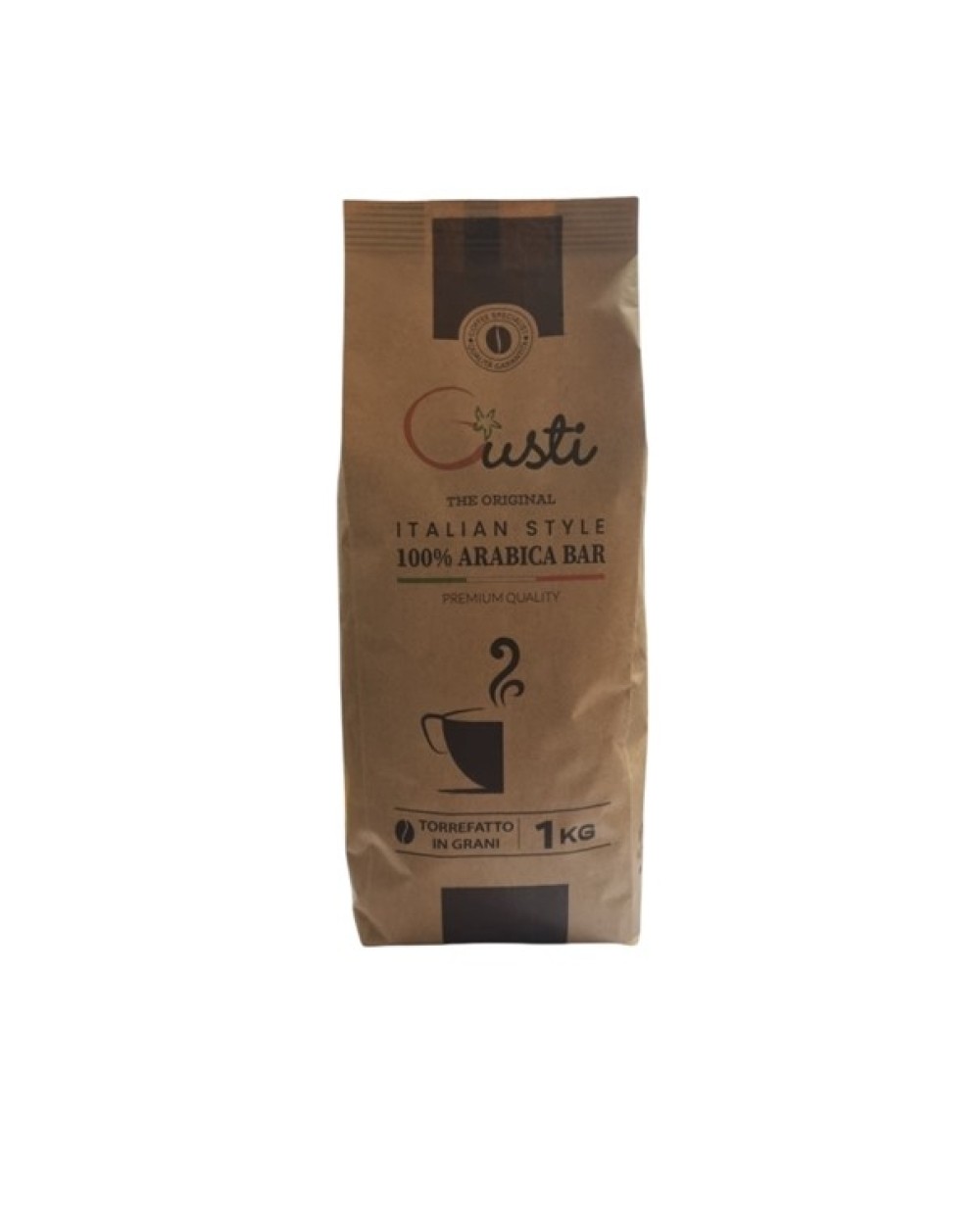 SZEMES KÁVÉ 100% ARABICA BAR 1kg GUSTI