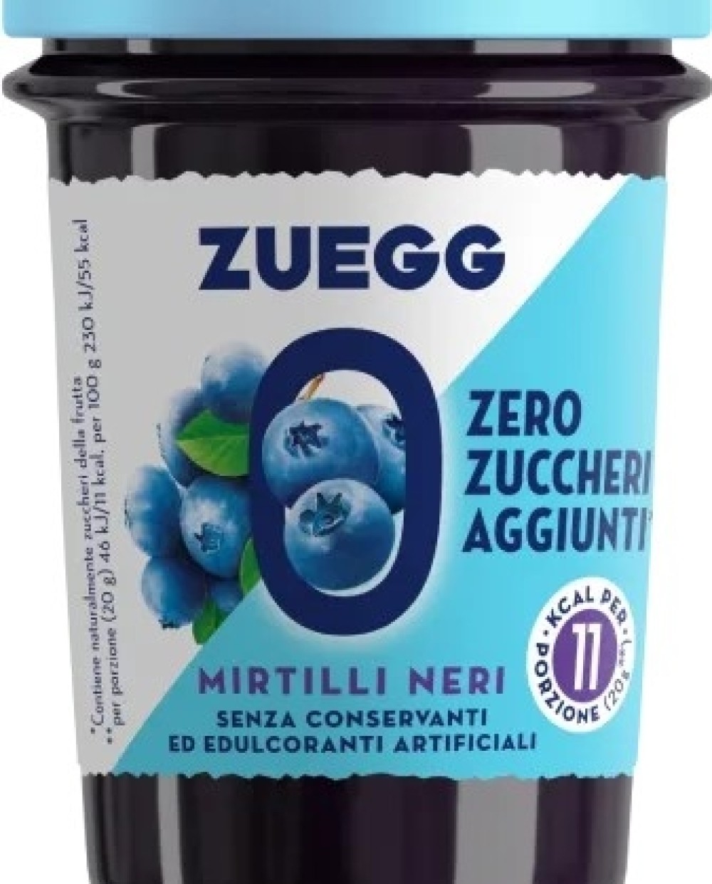 ÁFONYA JAM ZERO SUGAR 220g ZUEGG