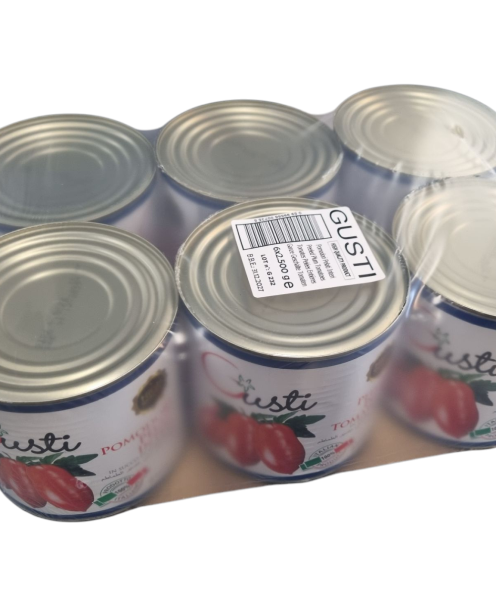 HÁMOZOTT PARADICSOM 6X2500gr