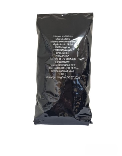 SZEMES KÁVÉ CAFFE GUSTO 1kg