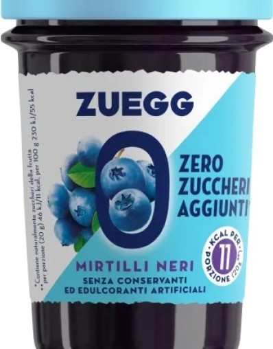 ÁFONYA JAM ZERO SUGAR 220g ZUEGG