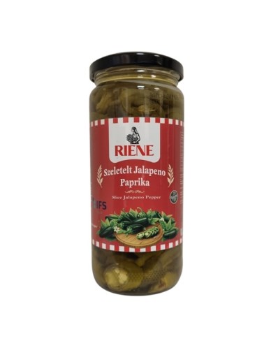JALAPENO PAPRIKA SZELETELT 470g RIENE
