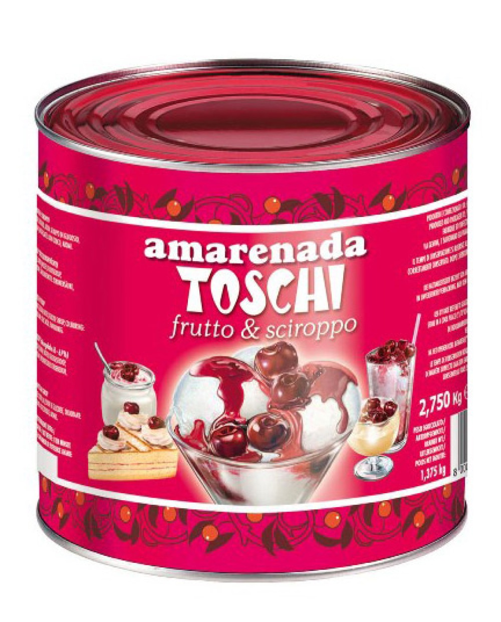 TOSCHI AMARENA FRUTTA 2750 gr