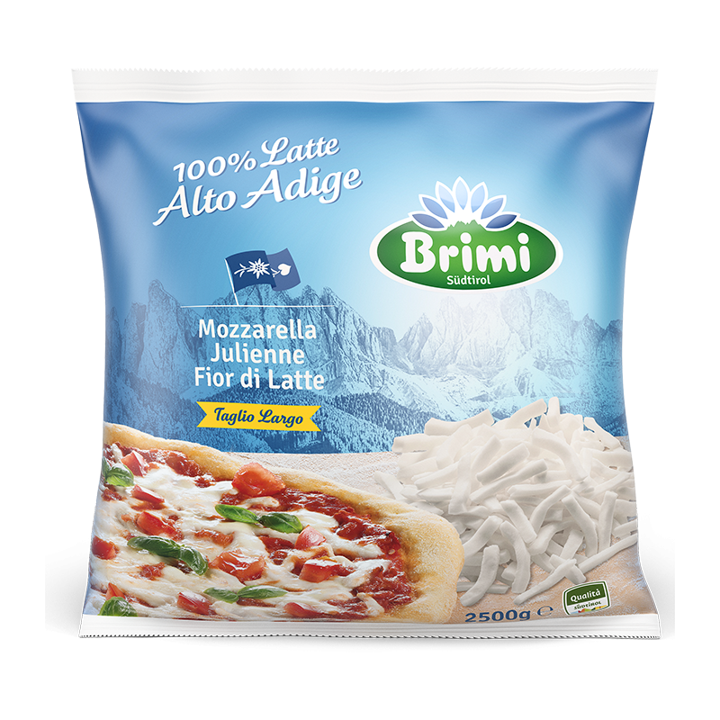 BRIMI MOZZARELLA JULIENNE FIOR DI LATTE NAPOLI 2,5kg